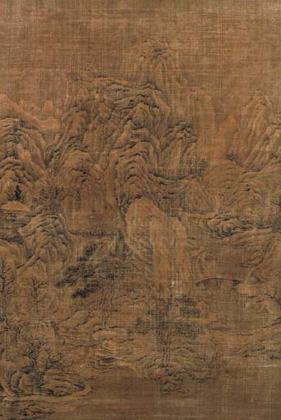 佚名 山水 镜心
